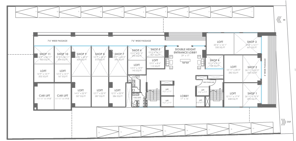 menlo professioanal park floor plan